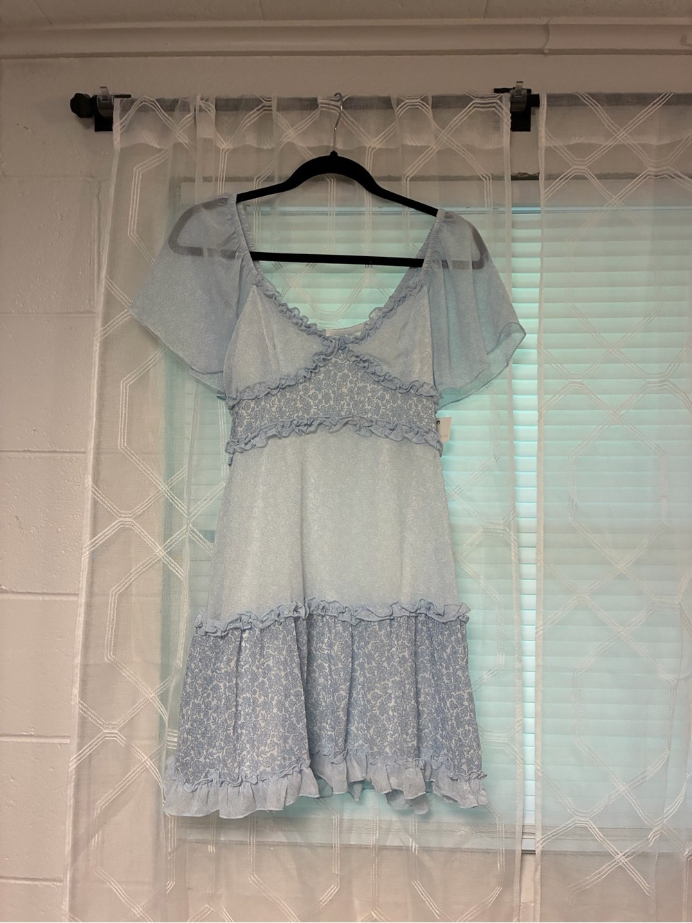 NWT ruffle dress